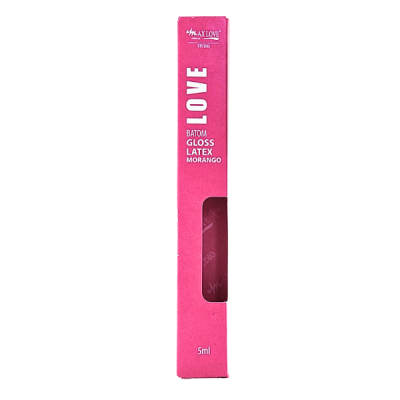 MAX LOVE GLOSS LATEX MORANGO 13 5ML