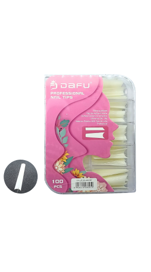 DAFU UNHA TIPS LEITOSA 100 PEÇAS  DF-UP 100-XXL80