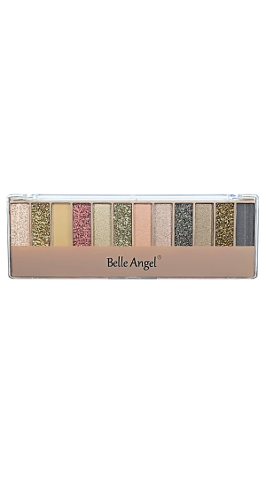 BELLE ANGEL SOMBRA E GLITTER 12 CORES 9,3G