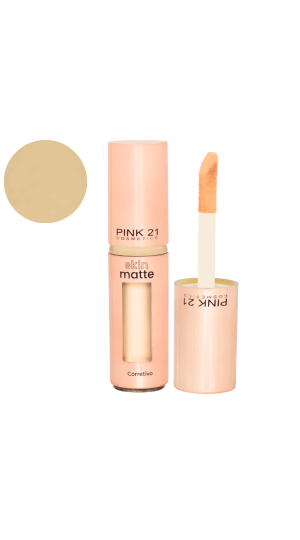 PINK 21 CORRETIVO LIQUIDO MATTE COR 7 7ML