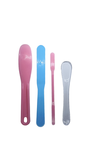  LA BEAUTY CONJUNTO DE  ESPATULAS PLÁSTICAS C/4  N.06