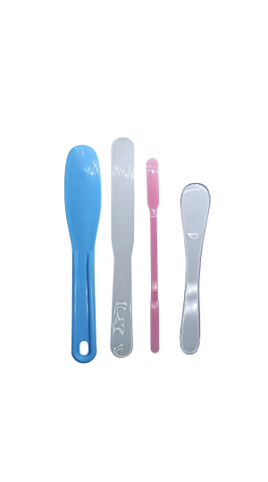  LA BEAUTY CONJUNTO DE  ESPATULAS PLÁSTICAS C/4  N.07