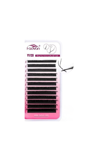 FADVAN LASHES CILIOS FIO A FIO YY 0.07D 8MM AO 12MM MIX