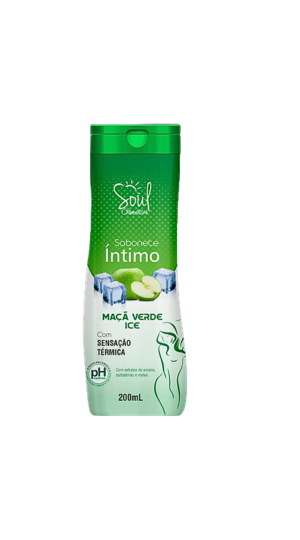 SOUL SABONETE INTIMO MAÇA VERDE ICE 210ML