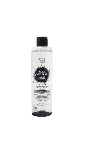 SOUL ÁGUA MICELAR CARVÃO ATIVADO 250ML