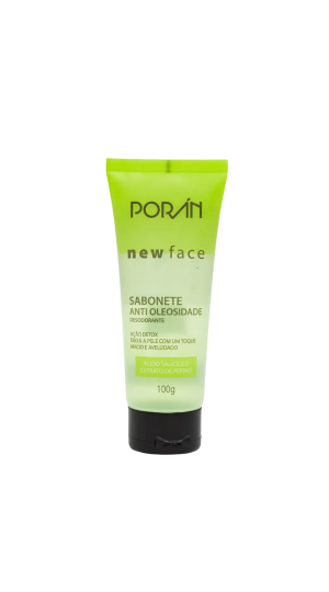 PORAN NEW FACE SABONETE ANTI OLEOSIDADE 100G