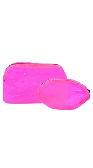 KIT DE NECESSAIRE ROSA NEON