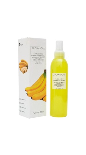 MAX LOVE TÔNICO FACIAL BANANA GLOW LOVE 200ML