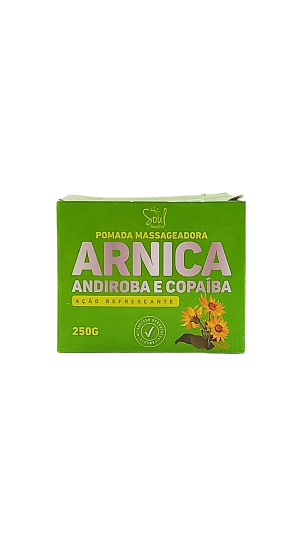 SOUL POMADA MASSAGEADORA ARNICA ANDIROBA E COPAIBA 250G
