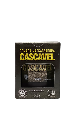 SOUL POMADA MASSAGEADORA CASCAVEL 240G