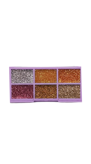 PINK 21 PALETA GLITTER GEL SHINNY 11,89G COR 01