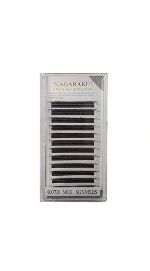 NAGARAKU CILIOS FIO A FIO 3DW EYELASH 0.07D MIX 8MM AO 12MM