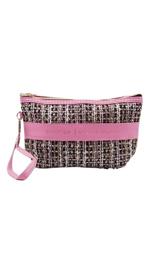 NECESSAIRE MAKE UP A FASHION STATEMENT COR ROSA E PRETO   BX-2120
