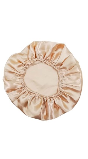 TOUCA DE CETIM COR CHAMPAGNE