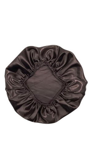 TOUCA DE CETIM MARROM