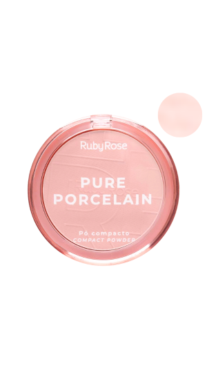 RUBY ROSE PURE PORCELAIN PÓ COMPACTO COR P10 7G