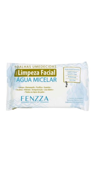 FENZZA TOALHAS UMIDECIDAS AGUA MICELAR