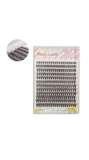 REAL LOVE CÍLIOS TUFINHO 30P 8-14 MIX 0.07D