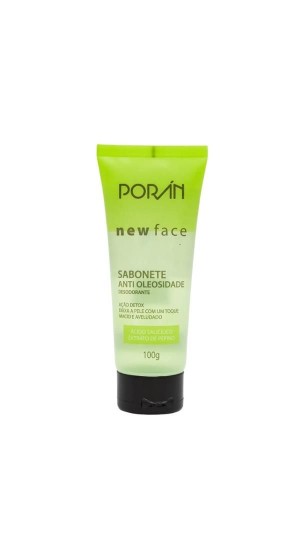 PORAN NEW FACE SABONETE ANTI OLEOSIDADE 100G