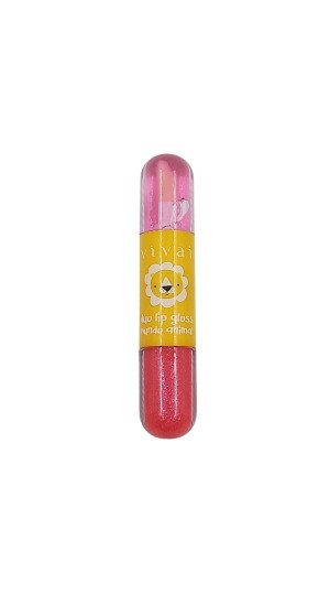 VIVAI DUO LIP GLOSS MUNNDO ANIMAL COR 05 3ML