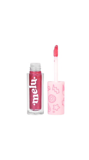 RUBY ROSE MELU GLOSS LABIAL LIP GLOSS COR MAÇÃ DO AMOR 3,2G