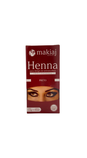 MAKIAJ HENNA PRETO