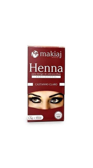 MAKIAJ HENNA CASTANHO CLARO