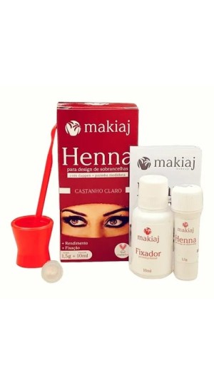 MAKIAJ HENNA CASTANHO CLARO
