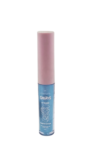 MIA MAKE LIP GLOSS OS SMURFS COR: SMURFANTÁSTICO-AZUL 4ML