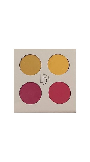 LUDURANA MINI QUARTETO DE SOMBRAS MATTE LARANJA