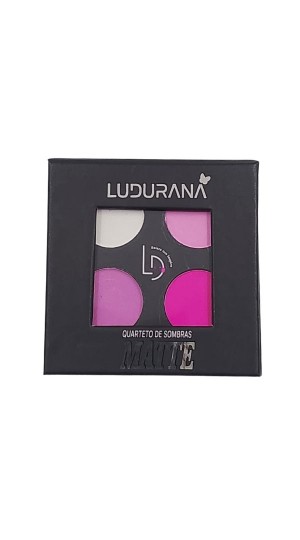 LUDURANA MINI QUARTETO DE SOMBRAS MATTE PRETO 