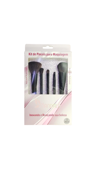 MANDALA KIT DE PINCÉIS PARA MAQUIAGEM C/5 PCS