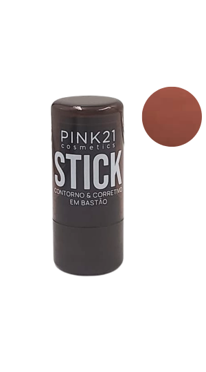 PINK 21 CONTORNO E CORRETIVO BASTÃO STICK COR 6 10G