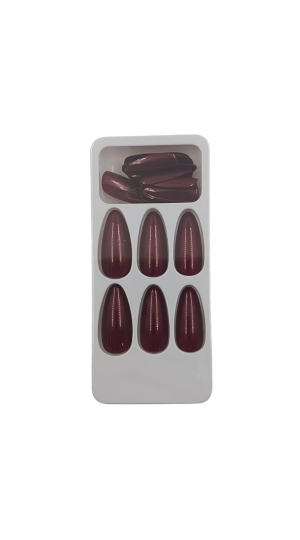 SABRINA SATO UNHA POSTIÇA VINHO C/24 PCS 