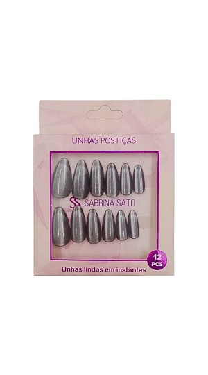 SABRINA SATO UNHAS POSTIÇAS OLHO DE GATO 2  C/12 PCS