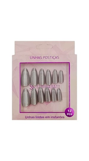 SABRINA SATO UNHAS POSTIÇAS OLHO DE GATO 3  C/12 PCS