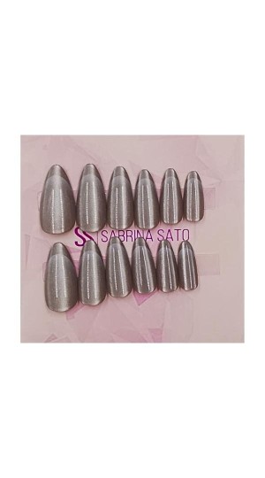 SABRINA SATO UNHAS POSTIÇAS OLHO DE GATO 3  C/12 PCS