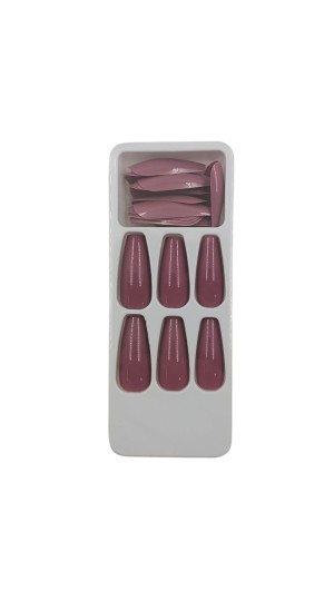 REAL LOVE UNHA POSTIÇA NUDE ROSE C/24 REF: UN020