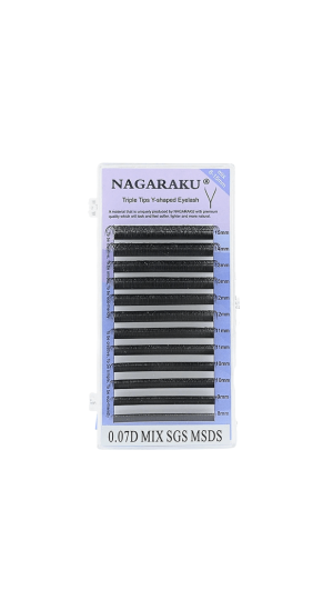 NAGARAKU CILIOS TRIPLE TIPS Y 0.07D MIX