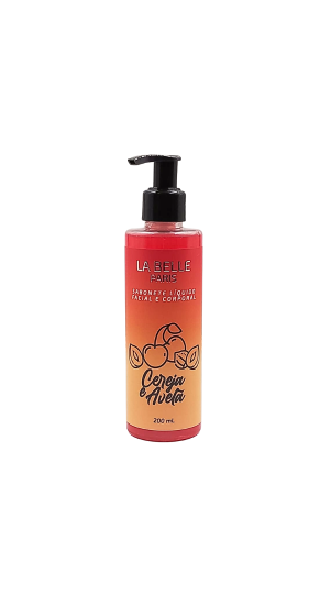 LA BELLE PARIS SABONETE LIQUIDO CEREJA E AVELA 200ML