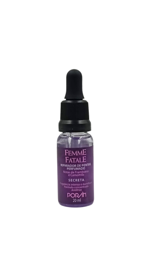 PORAN FEMME FATALE REPARADOR DE PONTAS PERFUMADO SECRETA 20ML 
