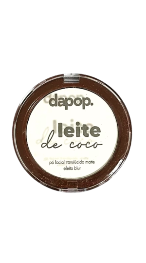 DAPOP PÓ FACIAL TRANSLÚCIDO MATTE LEITE DE COCO 10G
