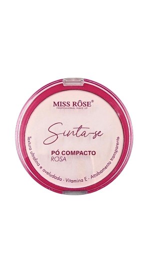 MISS ROSÊ PÓ COMPACTO ROSA SINTA-SE COR ANTONELLA 10G 