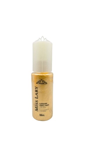 MISS LARY ILUMINADOR CORPO E ROSTO COR RAIO DE SOL 100ML