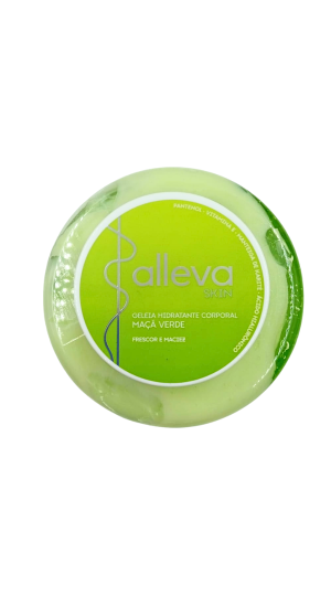 ALLEVA SKIN GELEIA HIDRATANTE CORPORAL MAÇÃ VERDE 250ML 