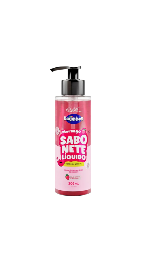 BELKIT BEIJINHOS SABONETE LÍQUIDO MORANGO 200ML 