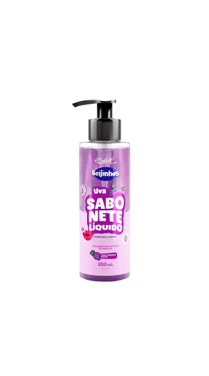 BELKIT BEIJINHOS SABONETE LÍQUIDO DE UVA 200ML 