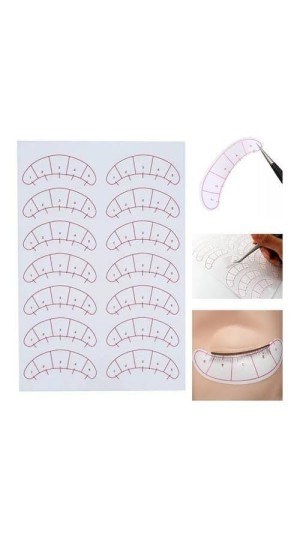 PAPEL PROTETOR DE PÁLPEBRAS COM MARCAÇÃO PARA CILIOS FIO A FIO