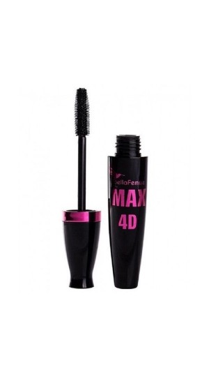 BELLA FEMME RIMEL PRETO MAX 4D