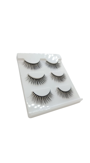 Q BELA MANUELA CILIOS POSTIÇO C/3 PARES QBM-660-4